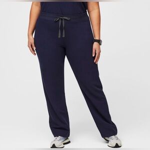 Figs Livingston Basic Scrub Pants Navy Blue Womens size XXL P